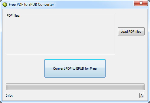 LotApps Free PDF to EPUB Converter Screenshot