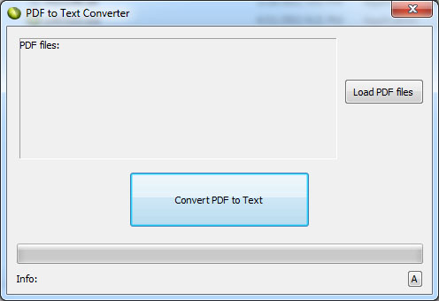 Extract PDF Document to Text files